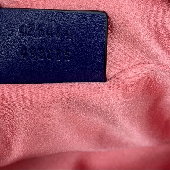 ❌SOLD❌Gucci GG Marmont Matelassé Velvet Belt Bag - Picture 7 of 8